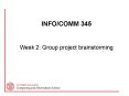 INFOCOMM 345 PowerPoint PPT Presentation