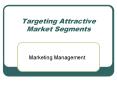 Targeting Attractive Market Segments PowerPoint PPT Presentation