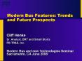 Modern Bus Features: Trends and Future Prospects PowerPoint PPT Presentation