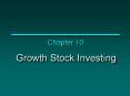 Growth Stock Investing PowerPoint PPT Presentation