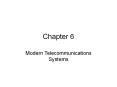Modern Telecommunications Systems PowerPoint PPT Presentation