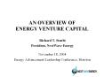 AN OVERVIEW OF ENERGY VENTURE CAPITAL PowerPoint PPT Presentation