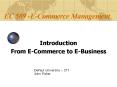 EC 589 ECommerce Management PowerPoint PPT Presentation