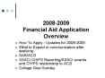 20082009 Financial Aid Application Overview PowerPoint PPT Presentation