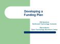 Developing a Funding Plan PowerPoint PPT Presentation