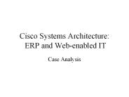 Cisco%20Systems%20Architecture:%20ERP%20and%20Web-enabled%20IT