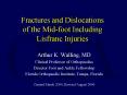 Fractures and Dislocations of the Midfoot Including Lisfranc Injuries PowerPoint PPT Presentation