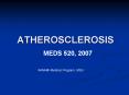 ATHEROSCLEROSIS PowerPoint PPT Presentation