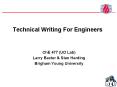 Technical Writing For Engineers PowerPoint PPT Presentation