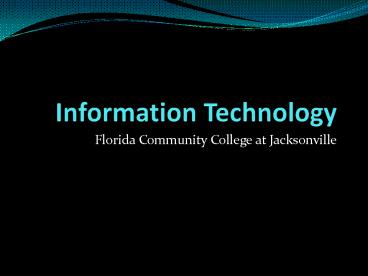 Information Technology