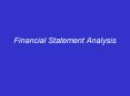 Financial Statement Analysis PowerPoint PPT Presentation