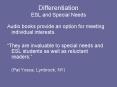 Differentiation ESL and Special Needs PowerPoint PPT Presentation