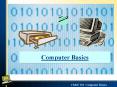 Computer Basics PowerPoint PPT Presentation