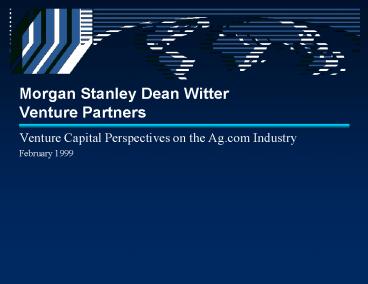 Morgan Stanley Dean Witter Venture Partners
