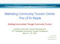 Building Communities Through Community Tourism PowerPoint PPT Presentation