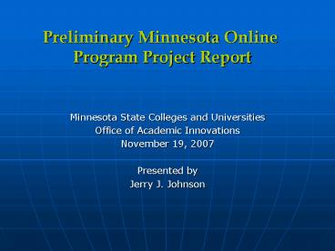 Minnesota State Colleges and Universities