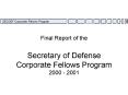 Final Report of the 199596 SECDEF Fellows Program PowerPoint PPT Presentation