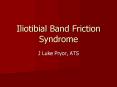 Iliotibial Band Friction Syndrome PowerPoint PPT Presentation