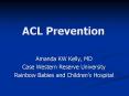 ACL Prevention PowerPoint PPT Presentation