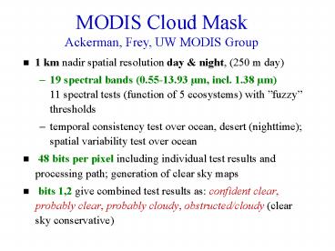 1 km nadir spatial resolution day