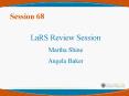 LaRS Review Session PowerPoint PPT Presentation