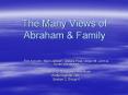 The Many Views of Abraham PowerPoint PPT Presentation