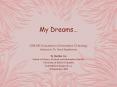 My Dreams PowerPoint PPT Presentation