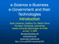 e-Science e-Business e-Government and their Technologies Introduction PowerPoint PPT Presentation