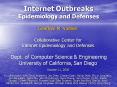 Internet Outbreaks Epidemiology and Defenses PowerPoint PPT Presentation