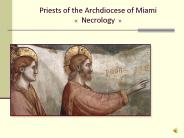 Priests of the Archdiocese of Miami 