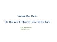 GammaRay Bursts