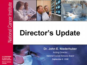 Dr. John E. Niederhuber