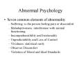 Abnormal Psychology PowerPoint PPT Presentation