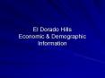El Dorado Hills Economic PowerPoint PPT Presentation