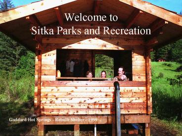 Welcome to Sitka Parks and Recreation
