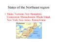 States of the Northeast region PowerPoint PPT Presentation