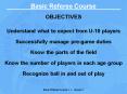 Basic Referee Course PowerPoint PPT Presentation