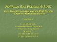 Ask?Away Best Practices 6/21/07 PowerPoint PPT Presentation