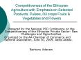 Competitiveness of the Ethiopian Agriculture with Emphasis on Selected Products: Pulses, Oil crops F PowerPoint PPT Presentation