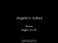 Angelas Ashes PowerPoint PPT Presentation