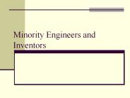Minority Engineers and Inventors