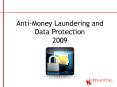 AntiMoney Laundering and Data Protection 2009 PowerPoint PPT Presentation