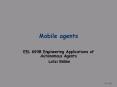 Mobile agents PowerPoint PPT Presentation