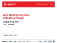 Web Hosting Keynote SWsoft and SaaS PowerPoint PPT Presentation