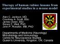 Therapy of human rabies: lessons from experimental studies in a mouse model PowerPoint PPT Presentation