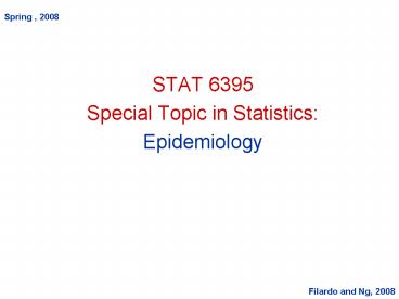 STAT 6395