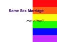 Same Sex Marriage PowerPoint PPT Presentation