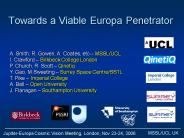 Towards a Viable Europa Penetrator