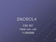 SNOBOL4