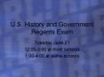 U.S. History and Government Regents Exam PowerPoint PPT Presentation